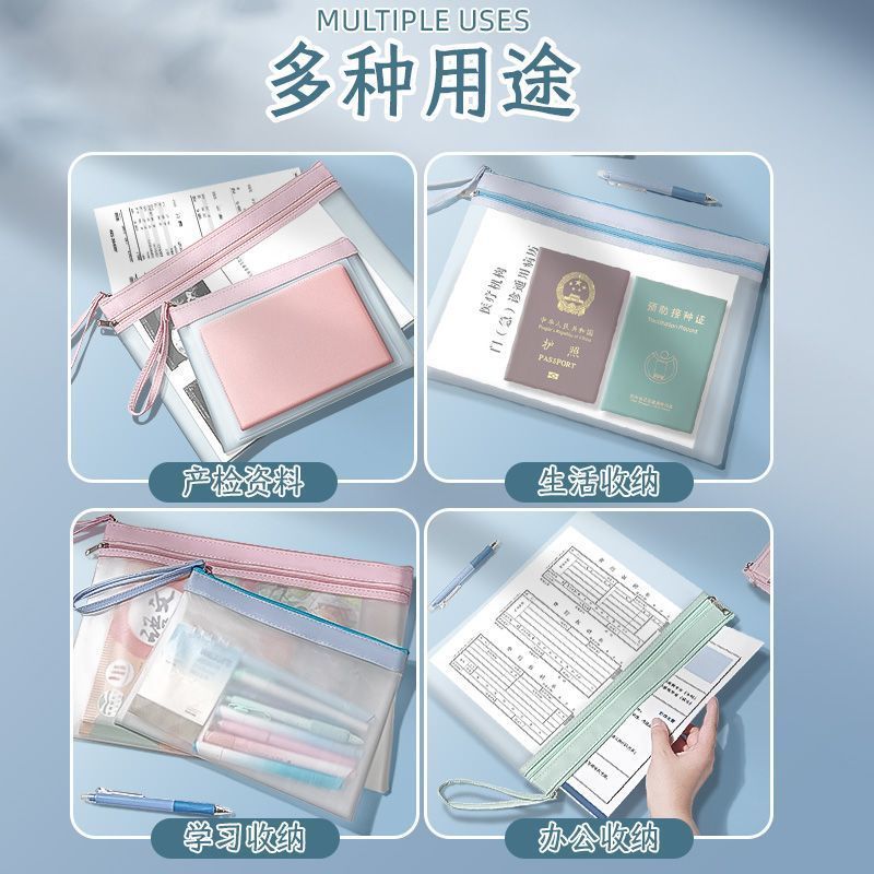 Prenatal Check-Up Information Storage Bag, Maternity Bag, Special Pregnancy Check-Up A4 Pregnancy Ultrasound Check-Up Satchel Waterproof Document Bag