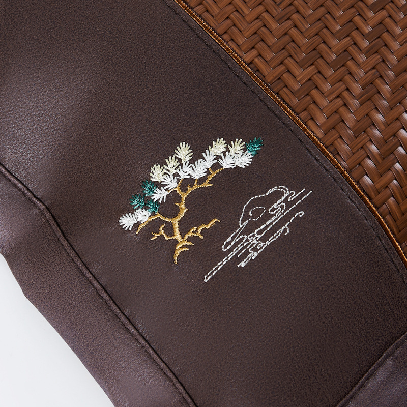 Summer Cooling Pillow Pe Fujino Mountain Vine Household Cooling Pillow Summer Neck Protection Sleep Pillow Tea-Scented Pillow Tea Leaves