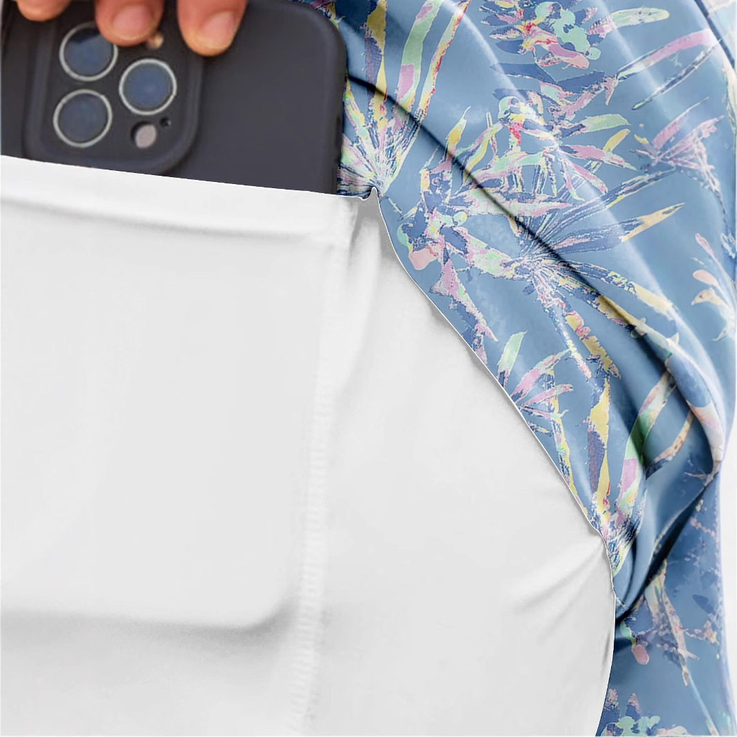 Cross-border Explosions Flower Pants Multi-element Printed Pattern Shorts Summer Loose Men's Quick-drying Beach Pants