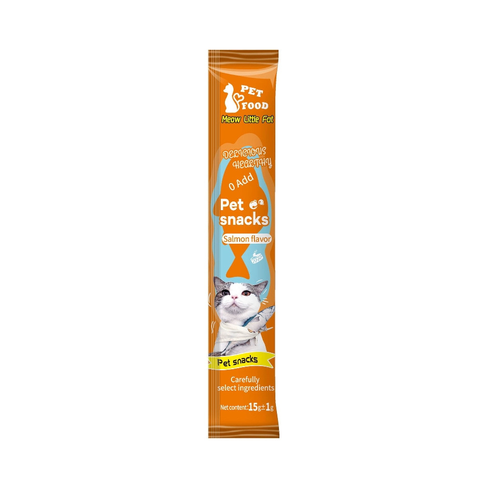 Foreign Trade English Cat Strips Wholesale Cat Snacks Wet Food Pet Training Reward Snacks Whole Box Cross-Border Manufacturer Supply