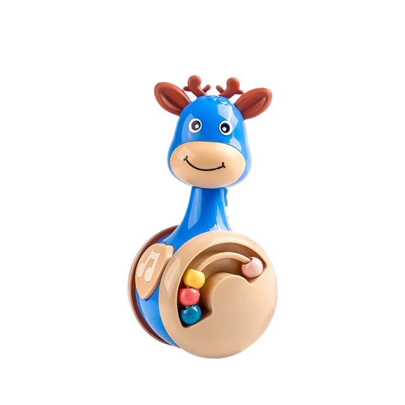 Sliding Deer Tumbler 3-6 Months Enlightenment Toy Baby Soothing Early Education 0-1 Year Old Infant Crawling Guide