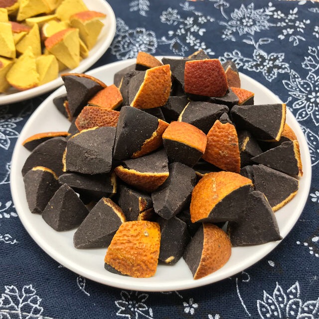 Huazhou Orange Red Eight-Herb Fruit with Licorice, Dried Tangerine Peel, Pomelo, White Pomelo, Eight-Treasure Fruit, Refreshing Throat-Soothing Candied Snacks