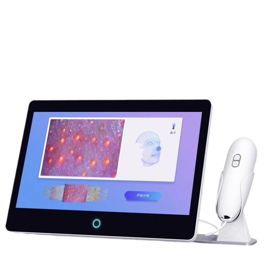 Weisipu P30 All-In-One Facial Skin Detector Facial Skin Test Analyzer Beauty Salon Acne Removal