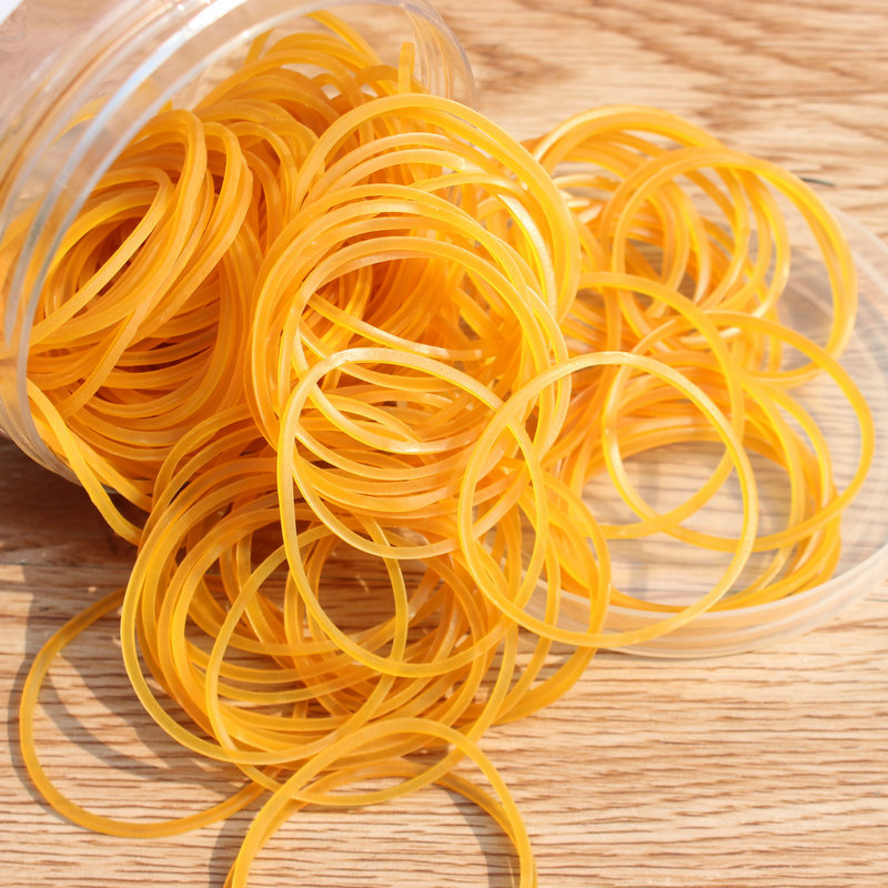 Shanghui barrel rubber band color rubber ring cowhide band diameter 4cm 50g/barrel strong elasticity