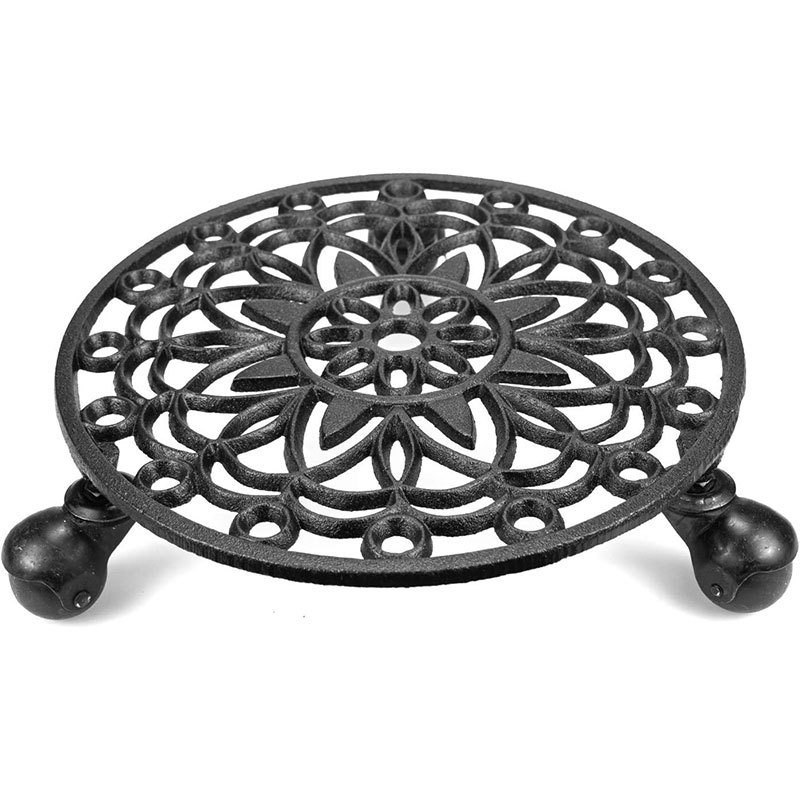 Напольный цветочный стенд с универсальными колесами, для дома и сада