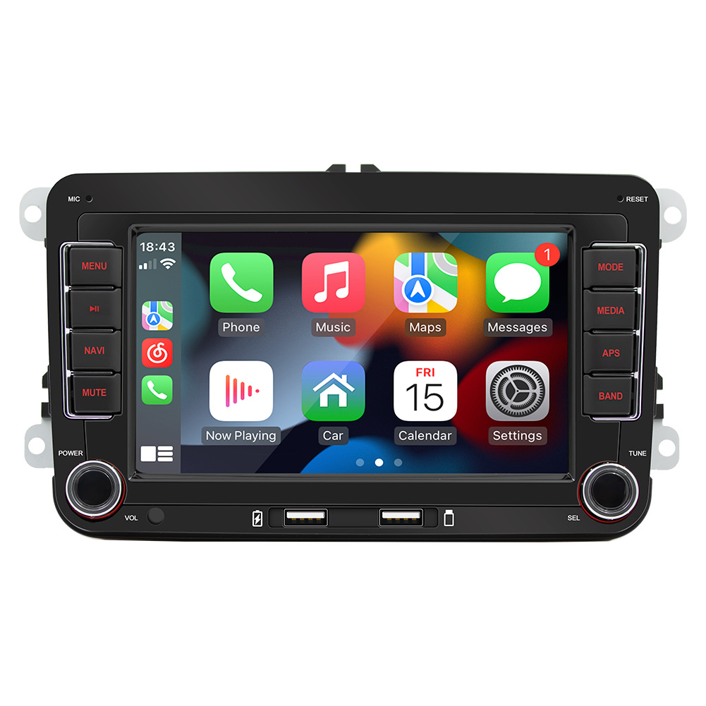 Suitable for 7inch Volkswagen Car Android Gps Navigation Bluetooth Carplay Car Central Control High-Definition Reversing Rear View