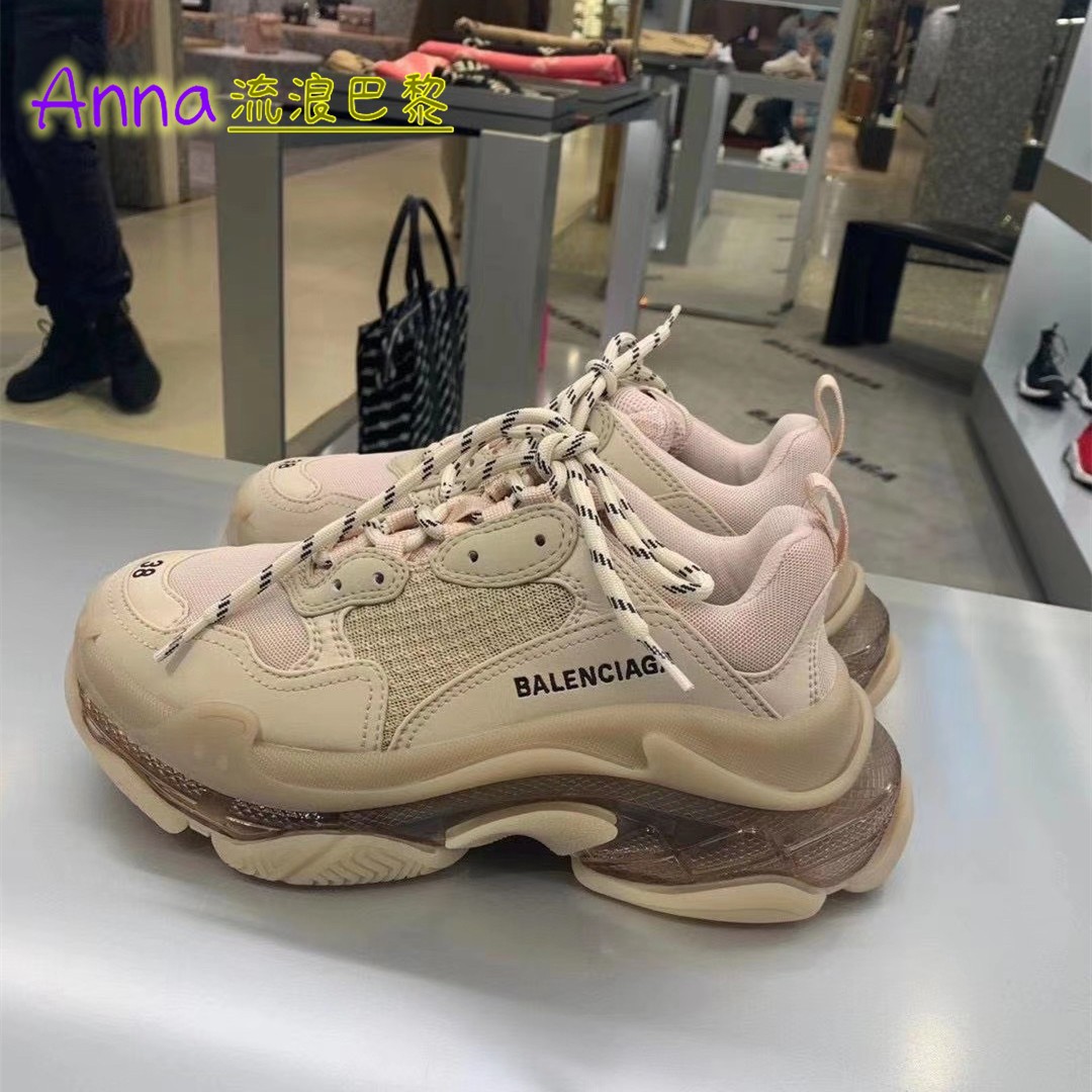 Pure Original Wholesale Correct Version Paris Dad Shoes for Men and Women Triples First Generation Six-Layer Sole Sports Shoes for Couples