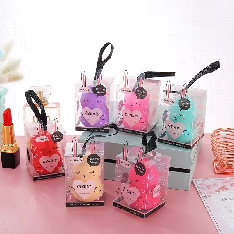 Chenyihe Dual-Use Wet and Dry Puff, Gourd-Shaped Oblique Cut Water Drop-Shaped Beauty Sponge, Makeup Sponge, Multi-Shaped Combination