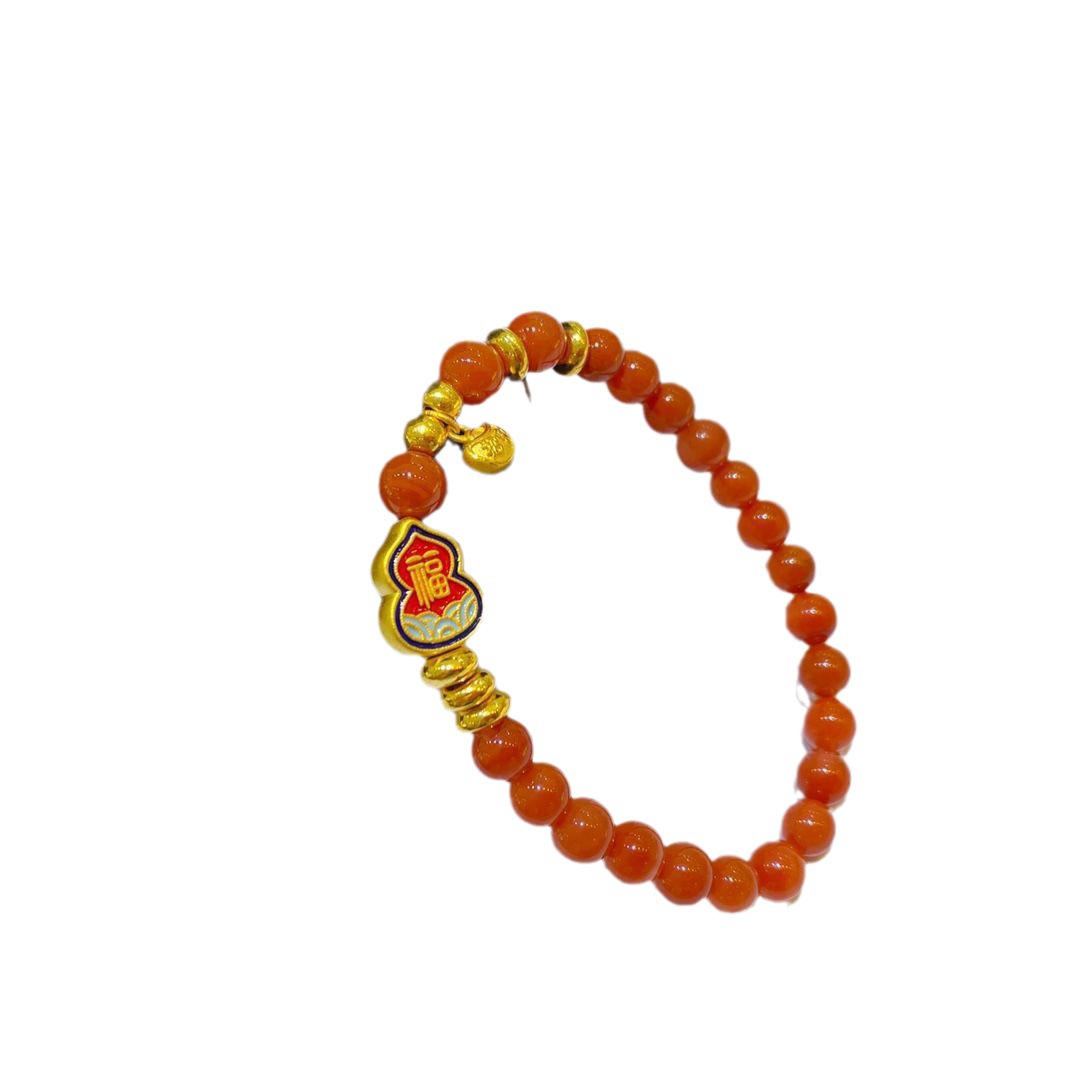 Gold 999 Spacer Flat Piece Hard Gold Beads Gold Piece Gold Abacus Beads Buddha Beads Accessories Beaded Loose Beads Handstring