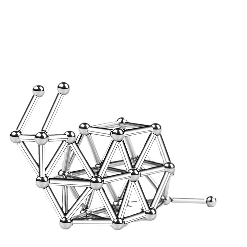 Bucker ball magnetic rod combination suit cheap magnetic ball magnet Rod magnet stone assembling building blocks educational toys