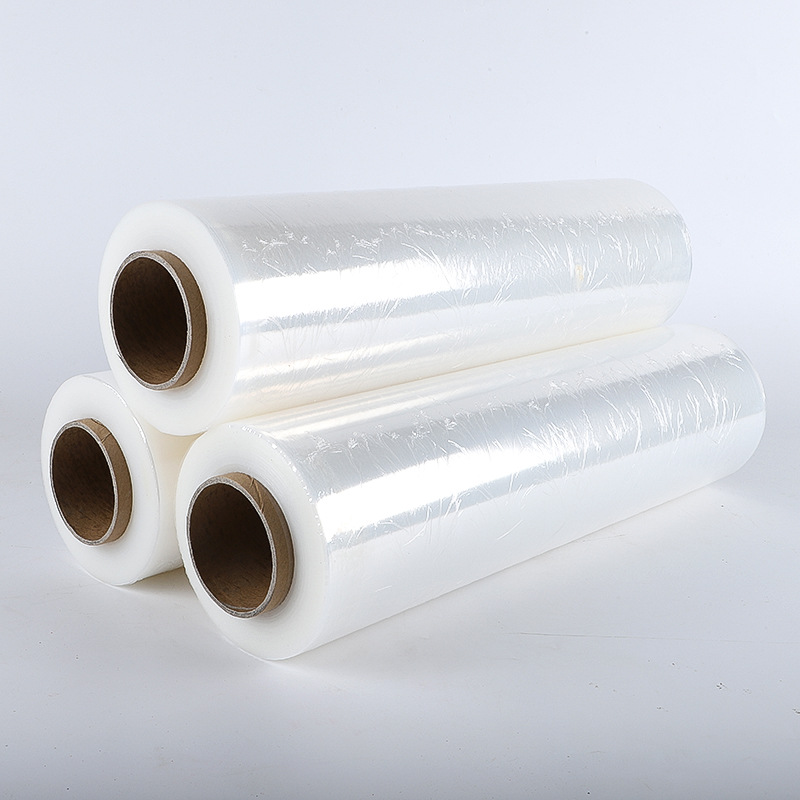 Processing custom PE wrapping film transparent stretch film packaging self-adhesive protective film cross-border foreign trade packaging film manufacturers
