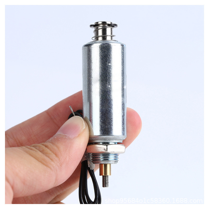 Factory Direct Sales Dc12V / 24V Push-Pull Round Tube Type Electromagnet Automatic Mechanical Digital Equipment Solenoid