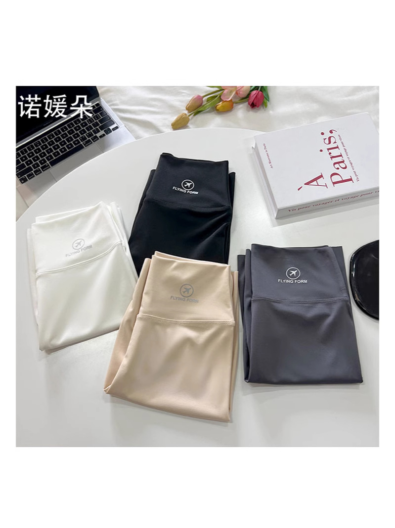 Леггинсы с пятью точками, леггинсы для женщин, летние, тонкие, высокая талия, безопасные для верховой езды