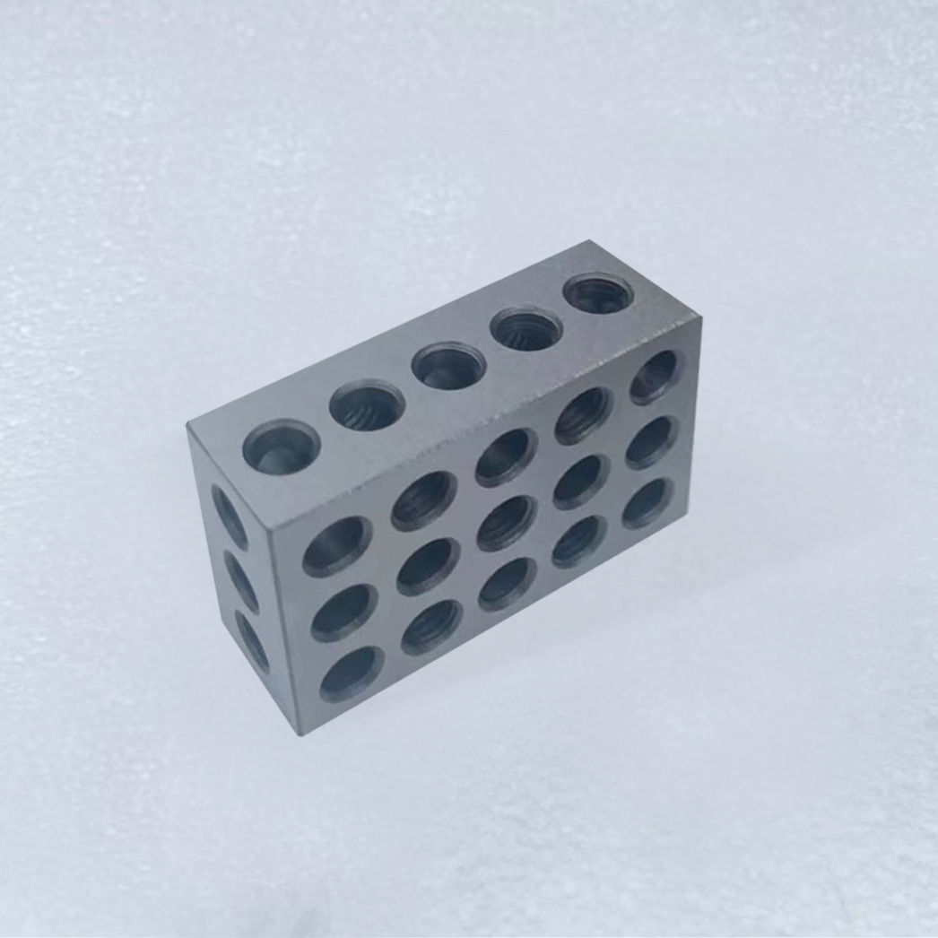 23-Hole Parallel Equal High Block Milling Machine Parallel Pad Iron 25-50-75 Machine Tool Parallel Iron Vise Pad