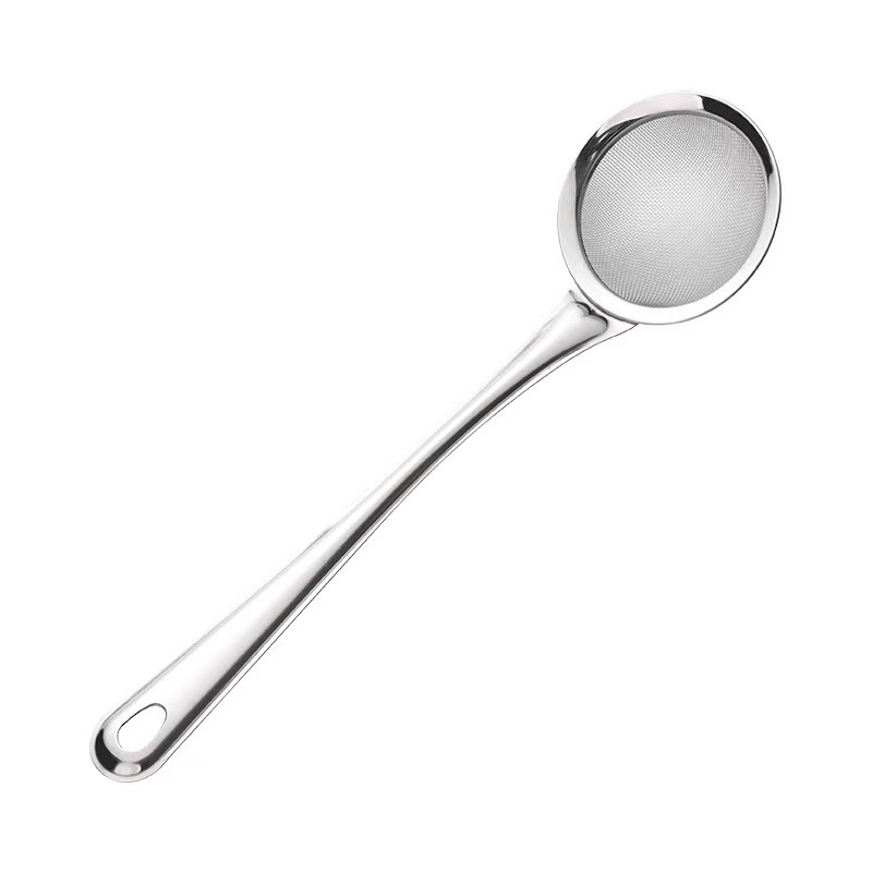 Stainless steel mesh colander fruit filter spoon hot pot soup oil spoon to remove oil and foam spoon