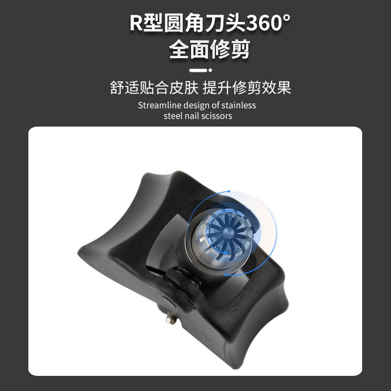 Stainless steel nose hair trimmer men's manual nose shaving cleaner nose hair remover sweat hair manual Trimmer