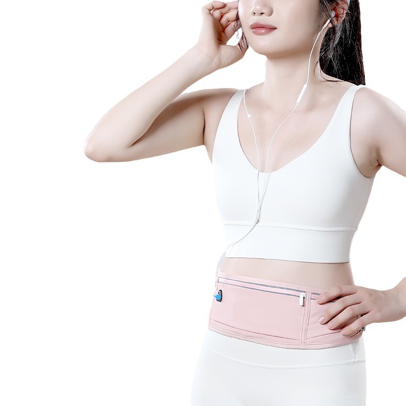 Cross-Border Running Waist Bag for Mobile Phones Without Shaking, Large-Capacity Water Bottle Waist Bag, Waterproof Mountaineering and Cycling Sports Waist Bag for Women
