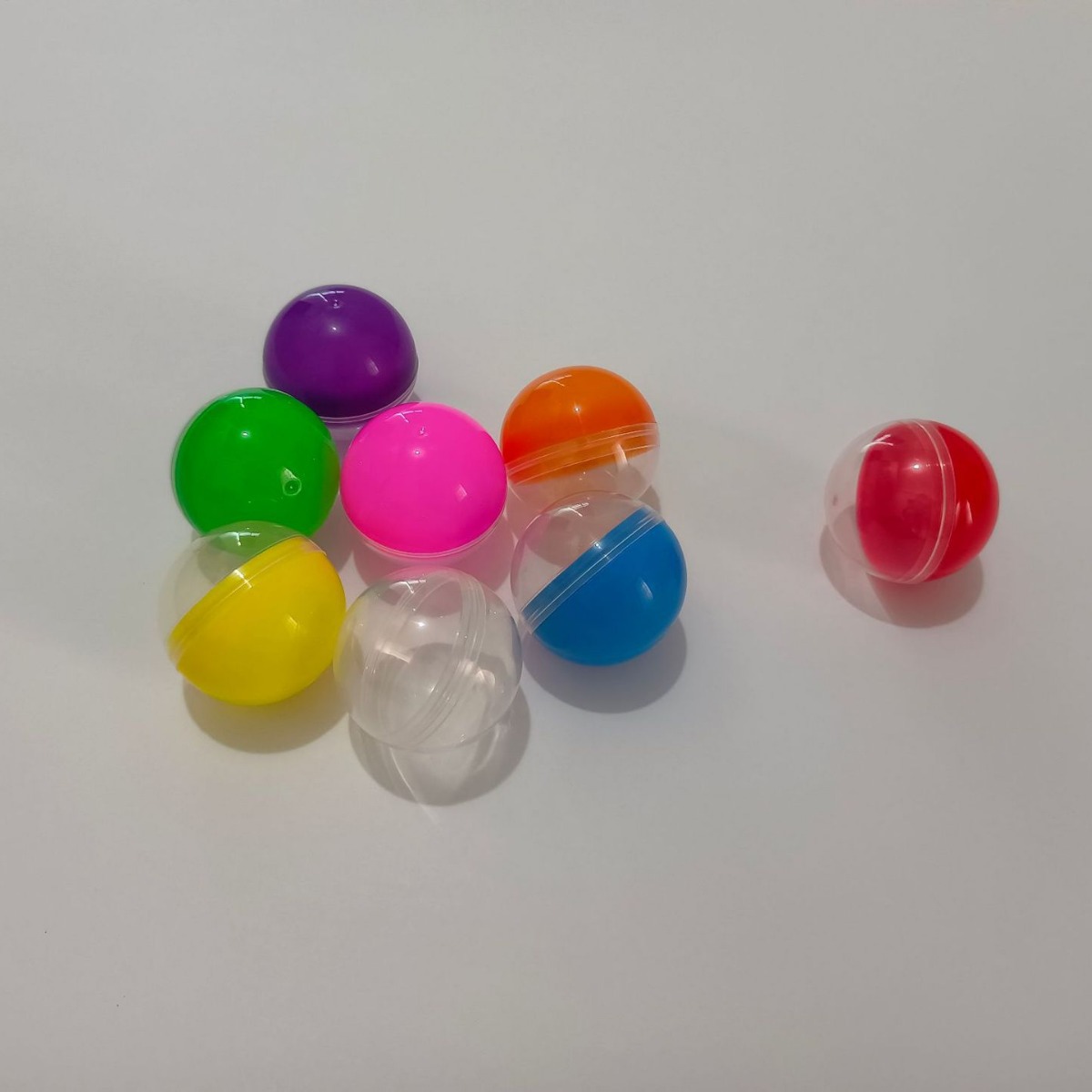 38mm Eggshell Funny Gashapon Transparent Macaron Colorful Gift Ball Gashapon Ball Factory Wholesale 28Mm-200Mm