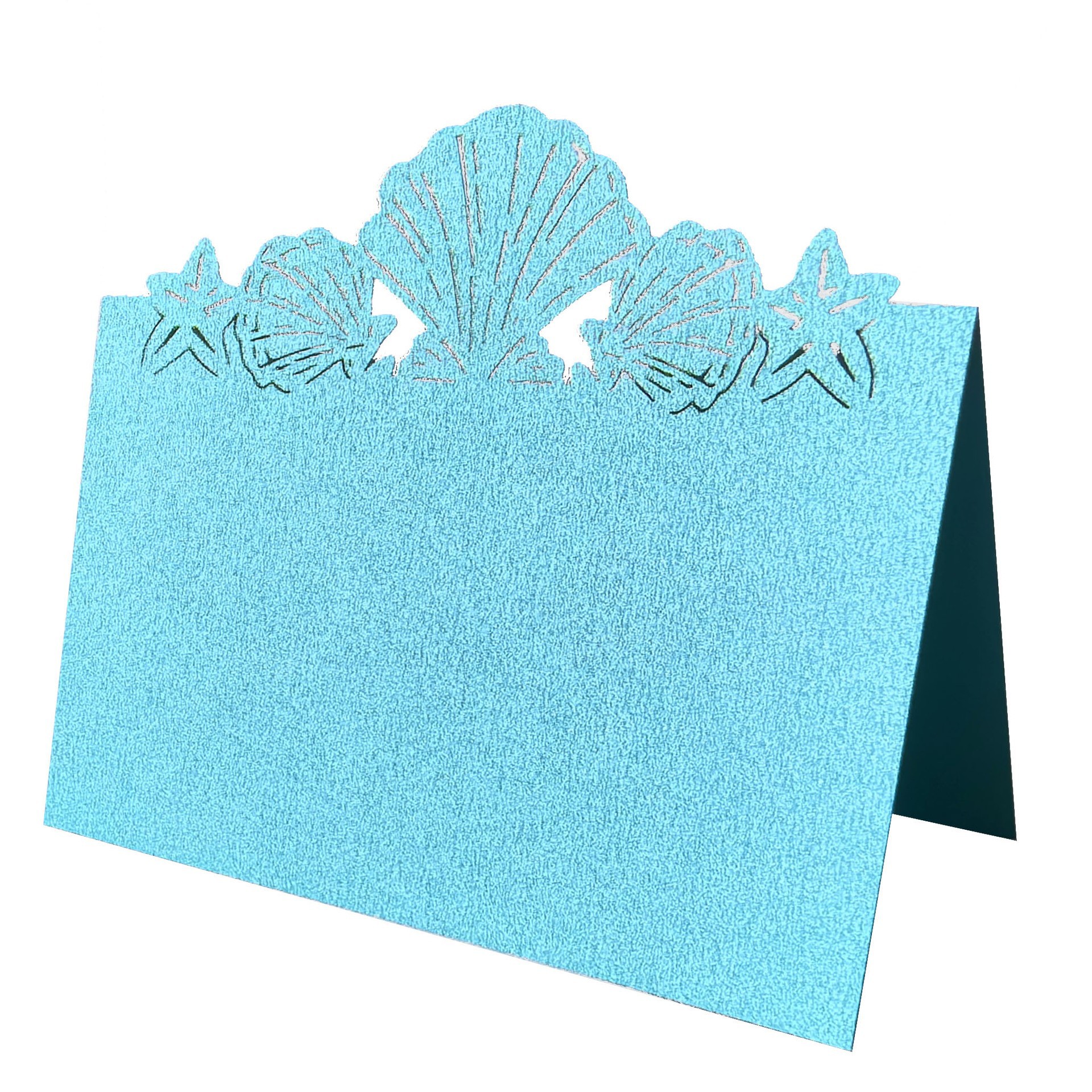 European-style wedding seat card Shell card laser hollow paper table card seat card name seat card wholesale