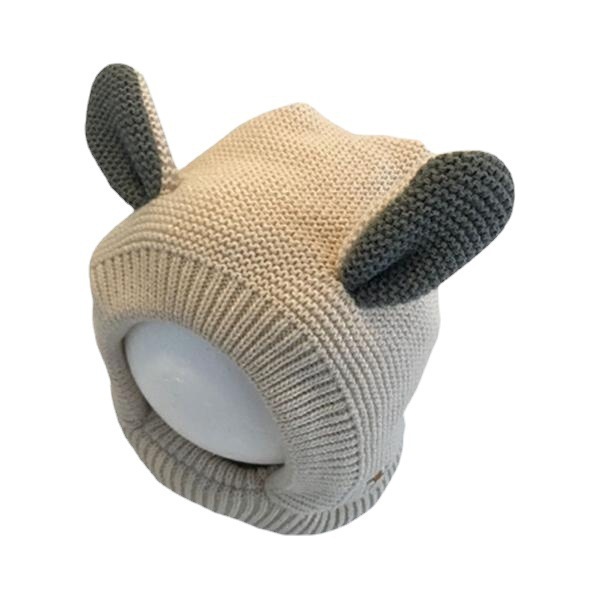 Children's fleece-lined wool hat autumn and winter baby hat men's hat girls winter baby hat autumn and winter ear protection hat