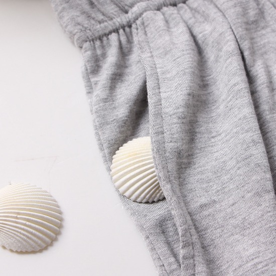 Summer Men's Modal Thin Home Pajamas, Sports and Leisure Men's Short Pajamas, Bamboo Fiber Five-Quarter Pants in Stock