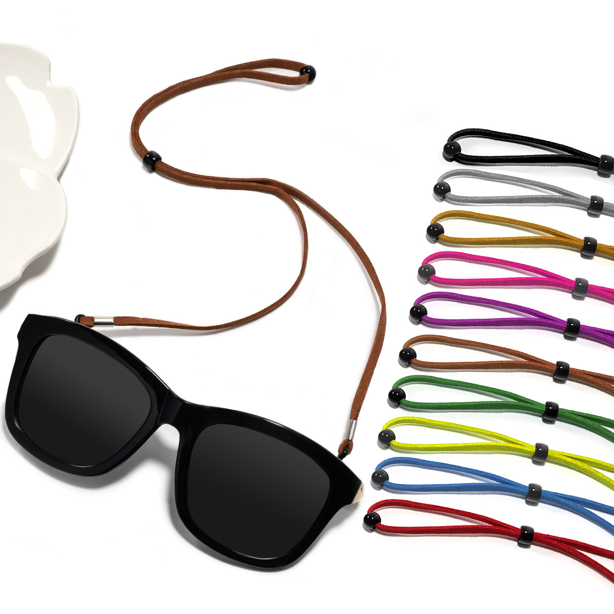 South Korea suede cloth glasses rope non-slip rope glasses lanyard sports adjustable glasses chain lanyard manufacturers wholesale