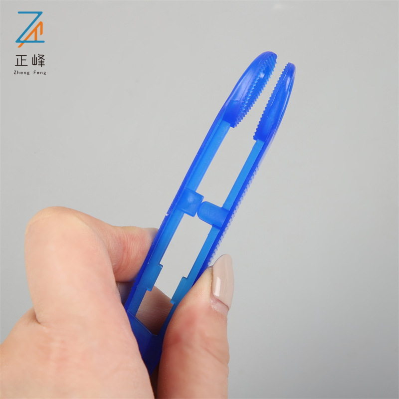 Round Head Tweezers, Medical Disposable Tweezers, Medical Sterile Auxiliary Material Tweezers, Plastic Tweezers, Dressing Clips