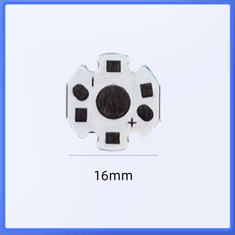16mm aluminum substrate high quality 1 W-3W high power four corner flashlight aluminum substrate in stock supply