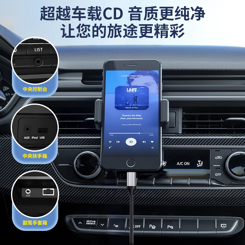 Type-C to 3.5mm Audio Cable Pingguo 151617 Aux Audio Cable Mobile Phone Car Speaker Headphone Connection Cable