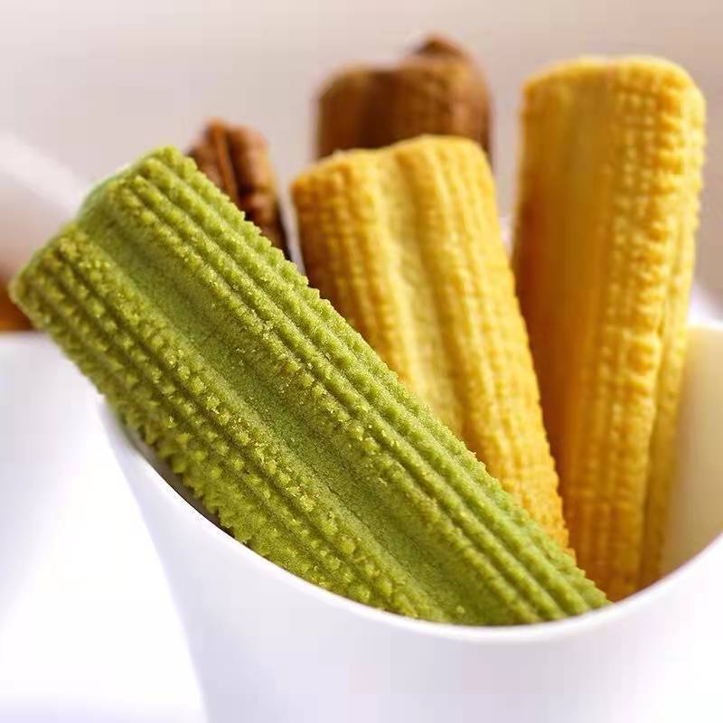 Fariz Cookies 58G/Box Matcha Flavor Office Snacks Afternoon Tea Snacks Internet Celebrity Snacks