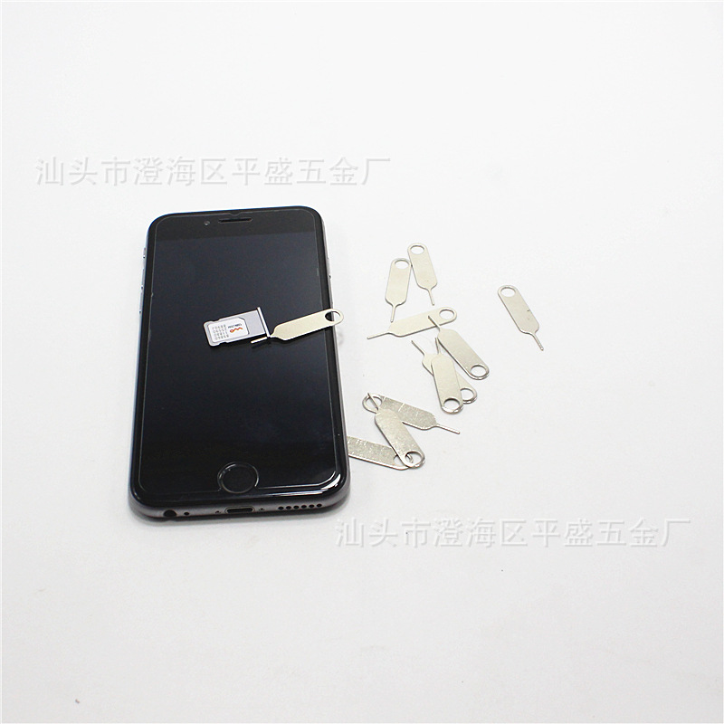 Mobile phone card pin solid for Apple OPPO Android Universal Card pick-up device sim Huawei card pick-up pin stainless steel