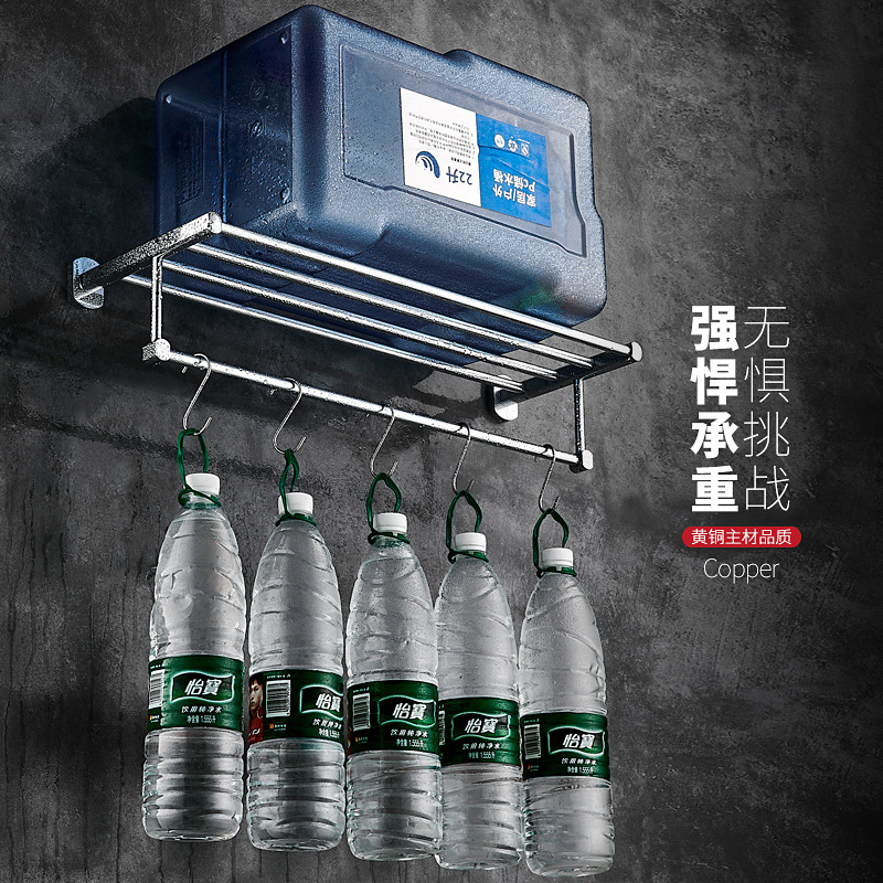 All-Copper Towel Rack Bathroom Punch-Free Towel Rack Bathroom Storage Rack Wall-Mounted Towel Rack Storage Towel Bar