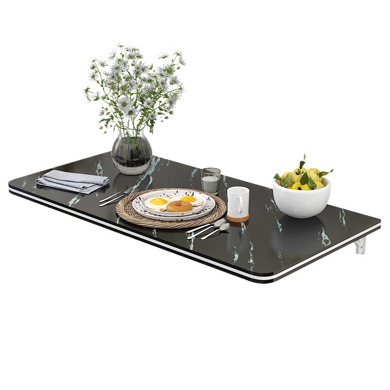 Wall-Mounted Folding Table Board Wall-Connected Dining Table Household Simple Table Wall-Mounted Small Table Kitchen Storage Rack Wall Table