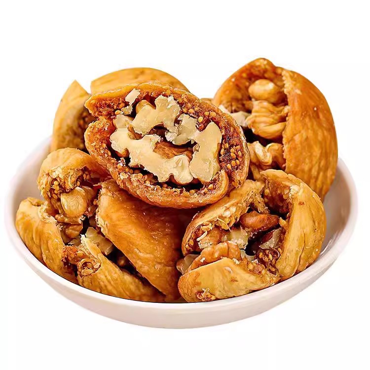On behalf of the hair fig clip walnut independent package 500g Xinjiang fig snacks fig clip walnut