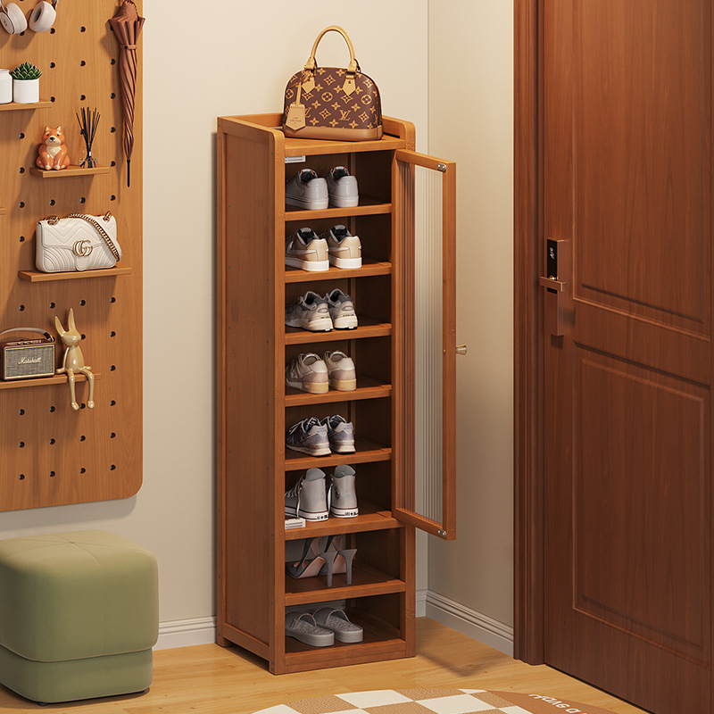 New Style Multi-Layer Shoe Cabinet for Home Entrance, New Chinese Style with Drawer, Easy Installation