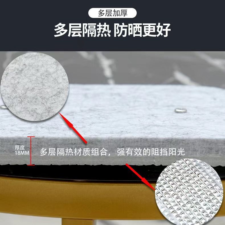 Suitable for Wrangler 0.9-1.2kg Door Four-Door Jeep Insulated Ceiling Without Glue, Traceless Sound Insulation, Thickeneding and No Disassembly