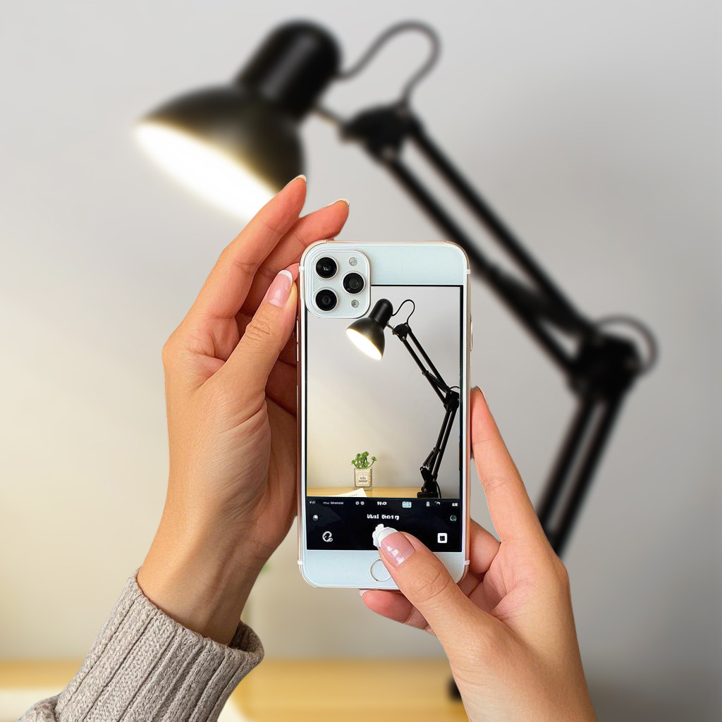 LED Long Arm Eye Protection Table Lamp Learning and Reading Work Eyelashes Nail Art Table Lamp Creative Folding Long Arm Clip Table Lamp