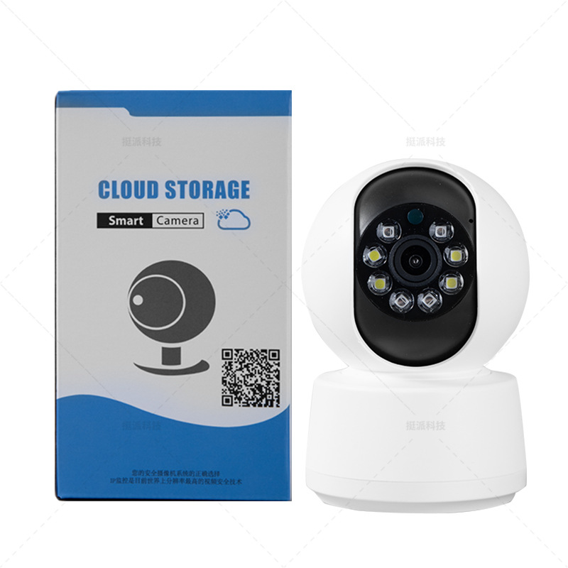 Tingpai 4g Wireless Wifi Camera Mobile Phone Remote Monitor Home 360-Degree Smart High-Definition Full-Color Night Vision