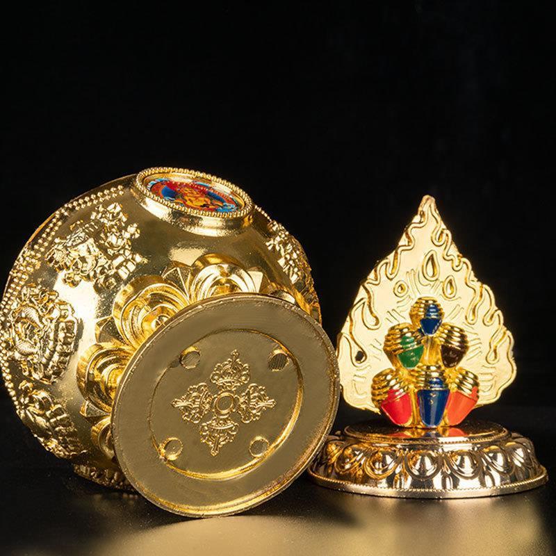 Xizang Supplies Ksitigarbha Treasure Bottle Alloy Mani Treasure Bottle Treasure Bottle Size Three Sizes