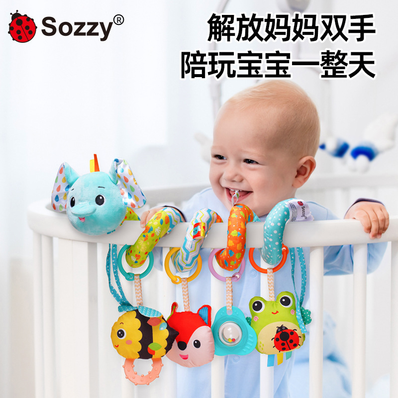 Sozzy новорожденный пазл игрушка для кроватки подвеска для коляски колокольчик для кроватки