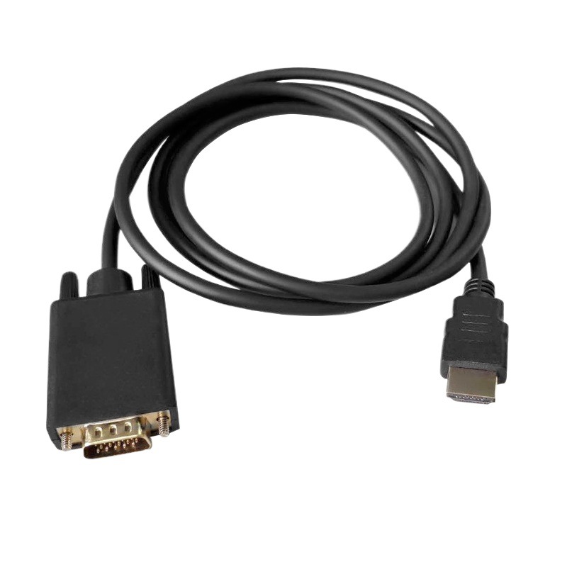 HDMI to VGA Cable 1.8 m VGA Converter HD Notebook Projector with Audio HDMI TO VGA