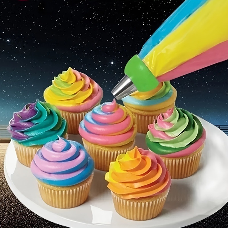 Адаптер для русской насадки, мешок для крема, трехцветный