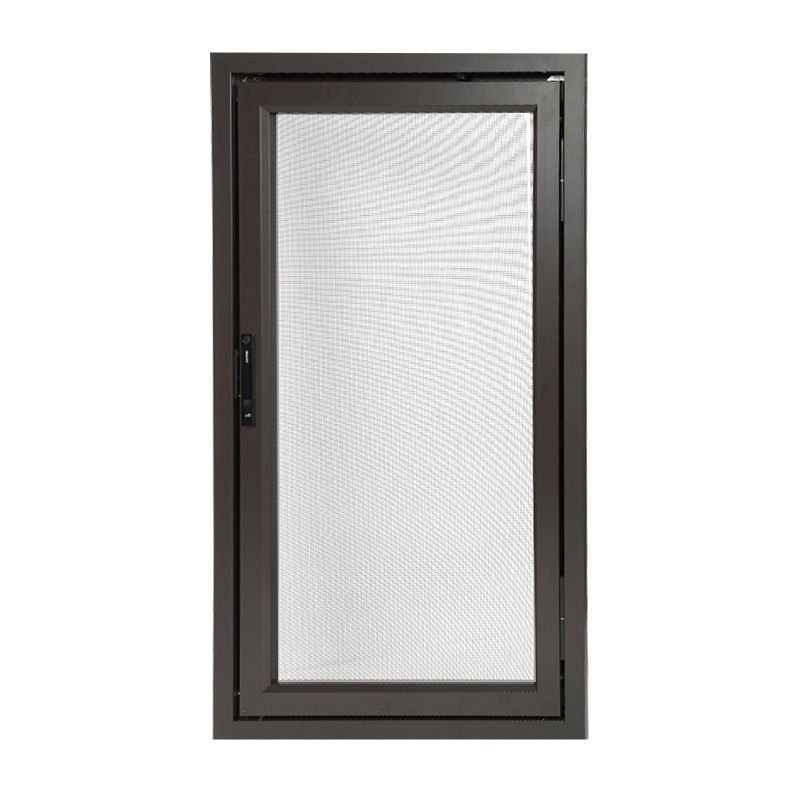 Push-Pull Small Flat-Open Diamond Mesh Screen Window Anti-Mosquito and Anti-Theft Aluminum Alloy Window Screen Stainless Steel Gauze Sand Window Password Lock