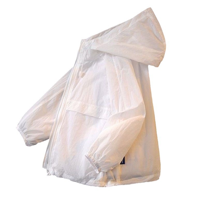 Children's sun protection clothing thin coat 2024 Summer new medium and big children's high-end outer wear skin clothing men's youth fashion