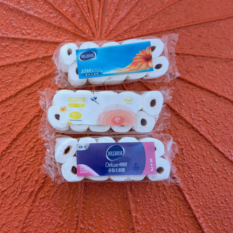 1:12dollhouse doll house toy ornaments DIY scene model mini small furniture kitchen paper towel roll