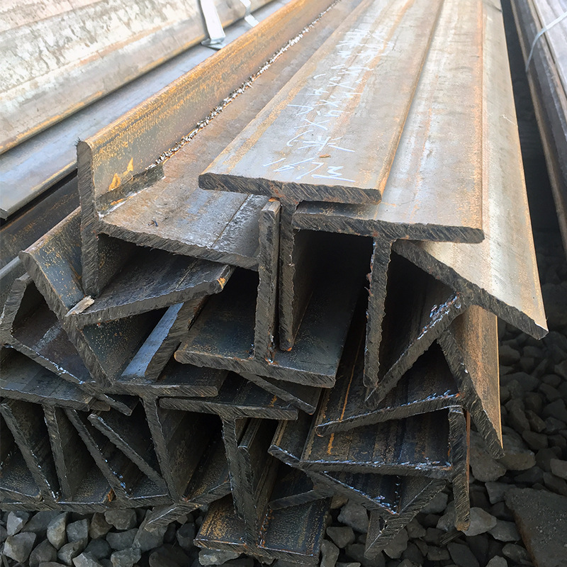 Tianjin Q235B Q355B 25*3 30*3 40*4 50*5 shot blasting paint glass curtain wall T-shaped steel