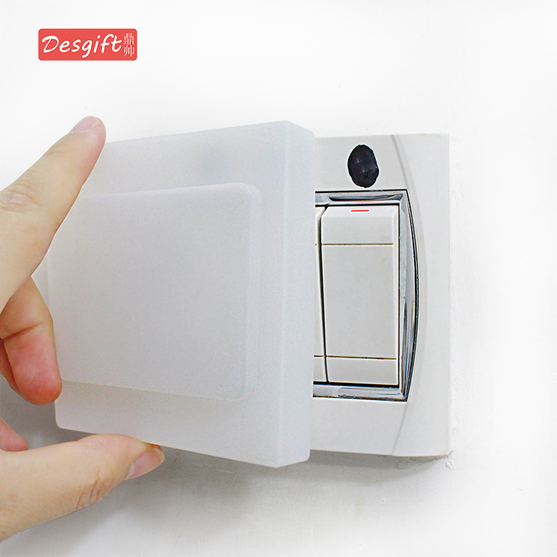 Silicone switch sticker luminous paste-Free Socket protective cover waterproof switch cover creative wall sticker household luminous transparent