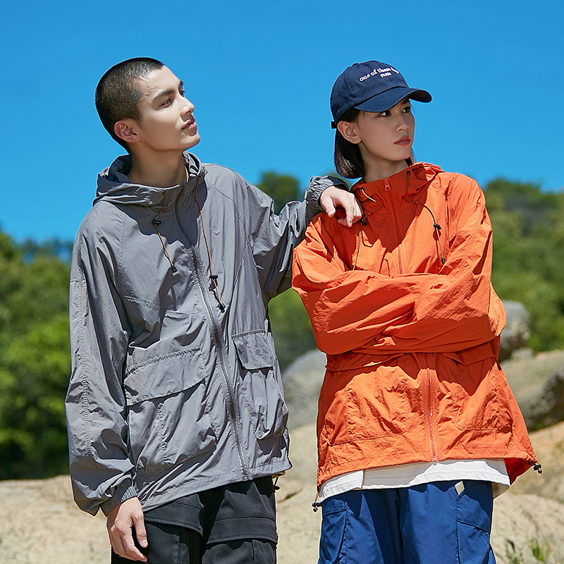 Dopamine Ice Sense Couple's Sun Protection Clothing suit Summer Lightweight Breathable UV Protection Skin Clothing Men's Mountaineering Outdoor