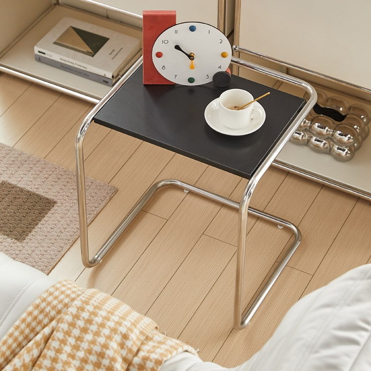 Medieval Coffee Table, Simple Tempered Glass Sofa, Side Table, Small Apartment, Light Luxury Style, Home European Style Living Room Small Table