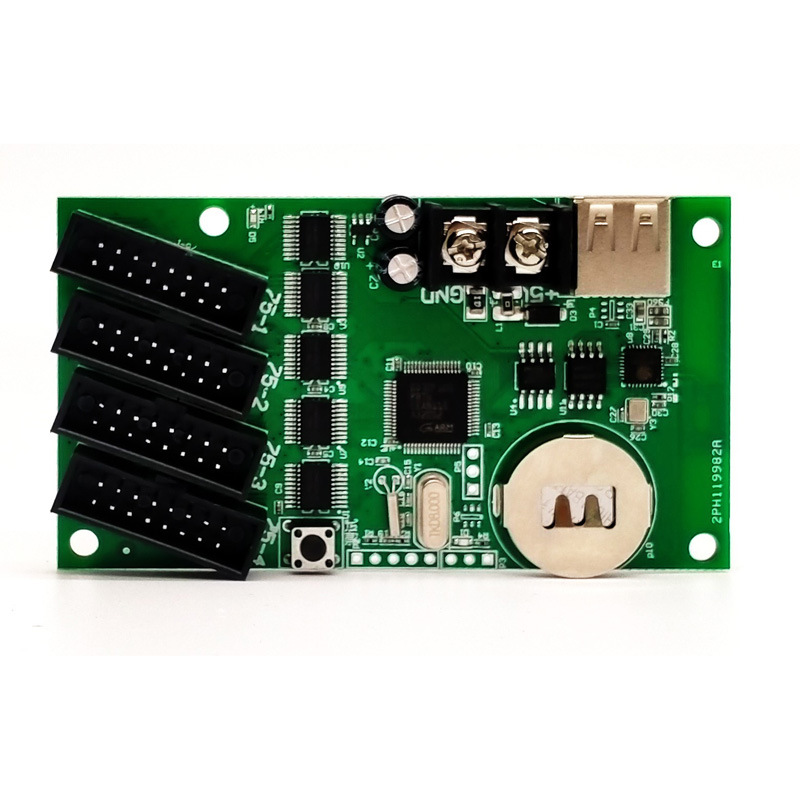 LED дисплей для автомобиля, электронный роликовый рекламный экран, Ruihexin RHX8-Q4M, полноцветный, беспроводная WiFi карта управления